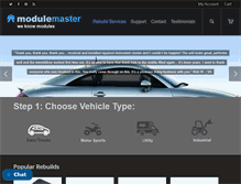 Tablet Screenshot of modulemaster.com